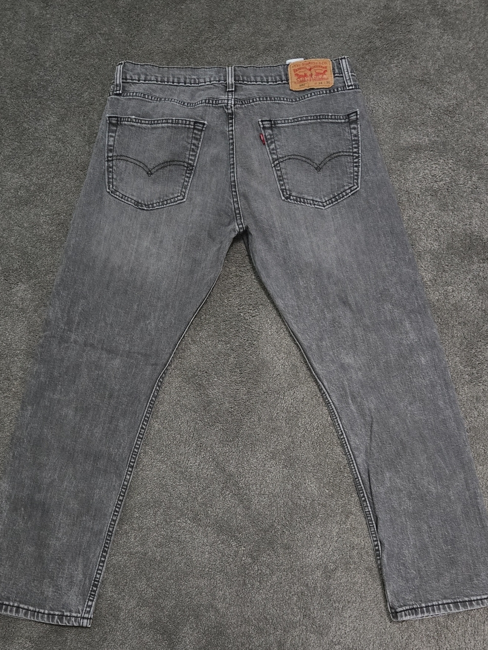 Levi's Men's Gray Slim Straight Jeans